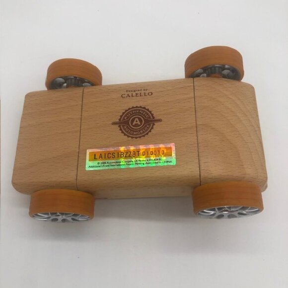 AUTOMOBLOX C9S BERLINETTA ORANGE SPORTS CAR WOODEN CAR (Like new in box)(2006) - Picture 6 of 12